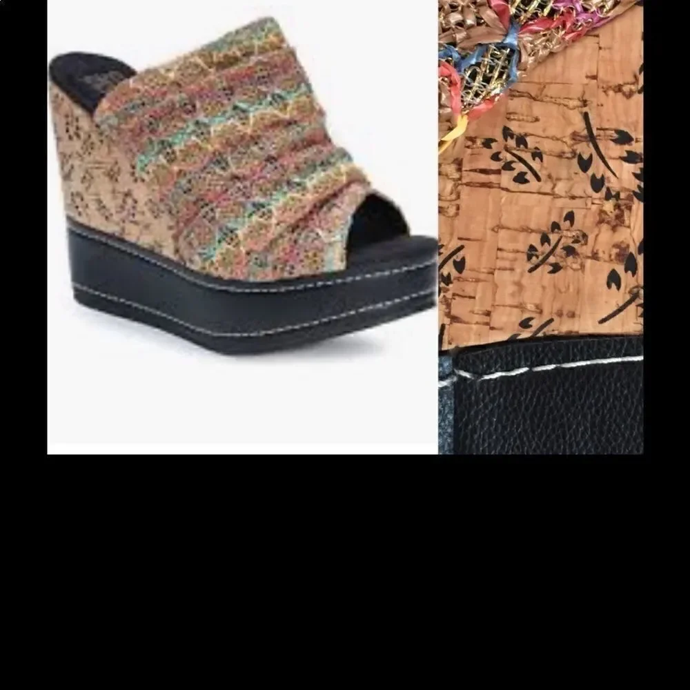 Cushioned Wedge platform Muk Luks